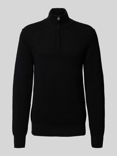 G-Star Raw Gebreide pullover met ribboorden Zwart - 2