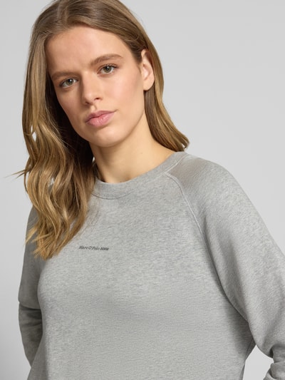 Marc O'Polo DENIM Regular Fit Sweatshirt aus reiner Baumwolle Mittelgrau 3