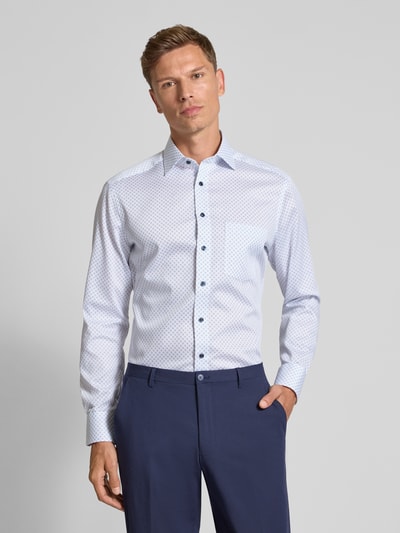 OLYMP Regular Fit Business-Hemd aus reiner Baumwolle Weiss 4