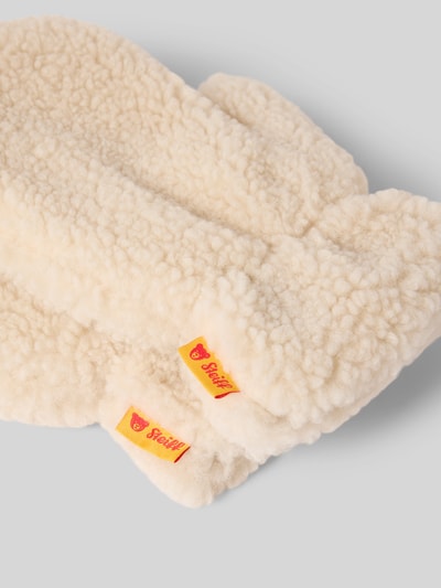 Steiff Fäustlinge mit Motiv-Stitching Ecru 2