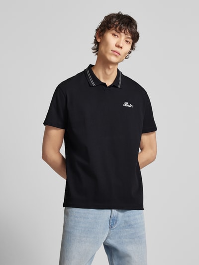 Balr. Poloshirt mit Label-Stitching Black 4