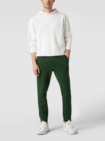 Lacoste Sweatpants met merkstitching Donkergroen - 1