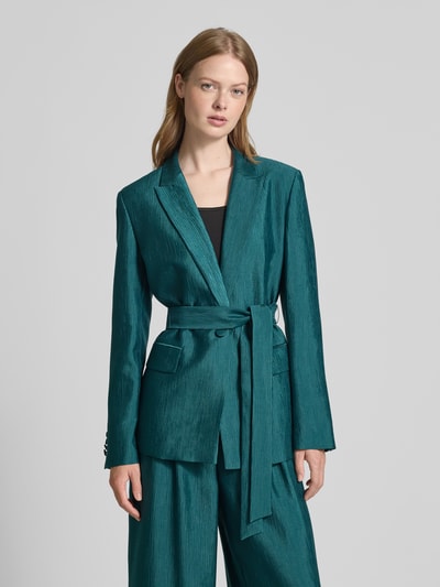 Christian Berg Cocktail Blazer mit Strukturmuster Dunkelgruen Melange 4