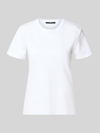 Produktfoto, T-Shirt mit Rundhalsausschnitt Modell 'Keiki' od someday., biała bawełna, krój regular fit, długość tyłu w rozmiarze 36: 61 cm