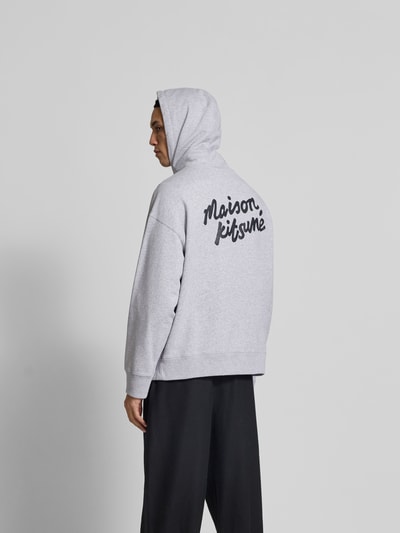 MAISON KITSUNÉ Hoodie mit Kapuze Hellgrau Melange 5