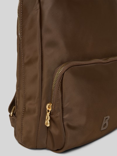 BOGNER Rucksack mit Logo-Applikation Modell 'Maxi' Dunkelbraun 3