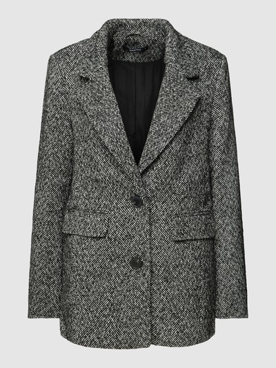 Gina Tricot Blazer met structuurmotief, model 'Miranda' Middengrijs gemêleerd - 2