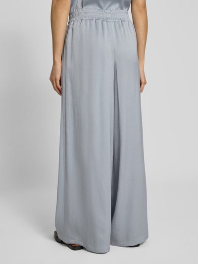 Drykorn Broek met wijde pijpen en elastische band, model 'CEILING' Lichtblauw - 5