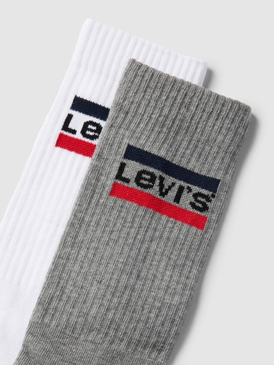 Levi's® Socken mit Label-Detail im 2er-Pack Weiss 2