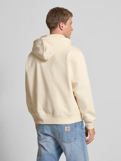 Carhartt Work In Progress Sweatjacke mit Känguru-Tasche Offwhite 5