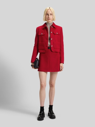 HUGO Mini-Rock mit Woll-Anteil Modell 'RAMINE' Rot 1