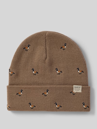 Barts Beanie mit Label-Detail Modell 'VINSON' Beige 1