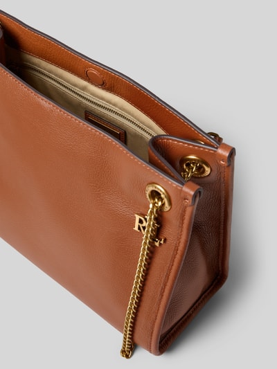 Lauren Ralph Lauren Leren handtas met labelhanger Cognac - 5