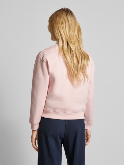 Tommy Hilfiger Sweatshirt mit Label-Print Rosa 5