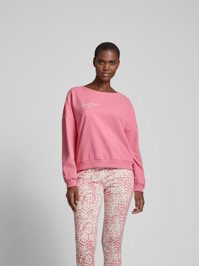 Juvia Sweatshirt mit Statement-Print Pink 4