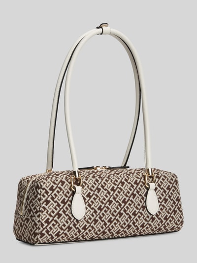 Tommy Hilfiger Henkeltasche mit Logo-Muster Modell 'TH GRACE SHOULDER BAG' Bordeaux 4