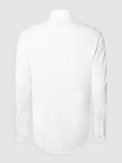 Profuomo Regular fit zakelijk overhemd van katoenmix  Wit - 3