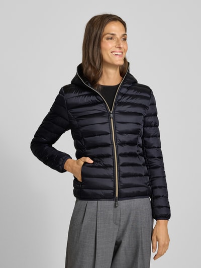 SAVE THE DUCK Steppjacke mit Zweiwege-Reißverschluss Modell 'ALEXIS' Black 4