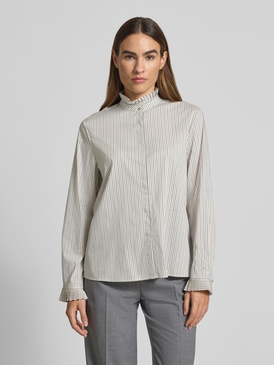 JOOP! Hemdbluse mit verdeckter Knopfleiste Modell 'Blaer' Hellgrau 4