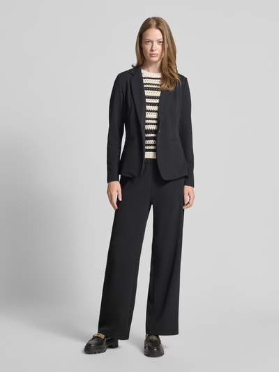Zero Blazer mit Reverskragen und Leistentaschen Black 1