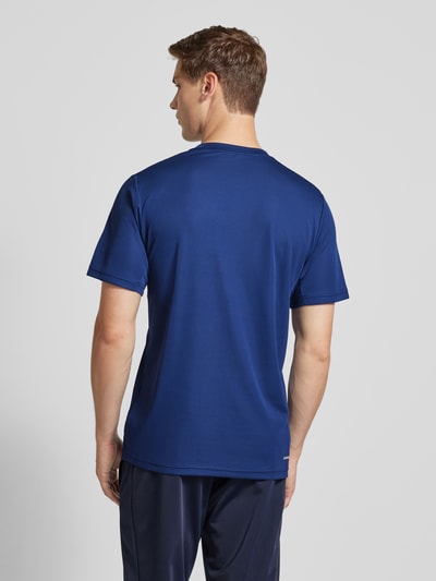 Adidas Training T-shirt z detalem z logo Ciemnoniebieski 5