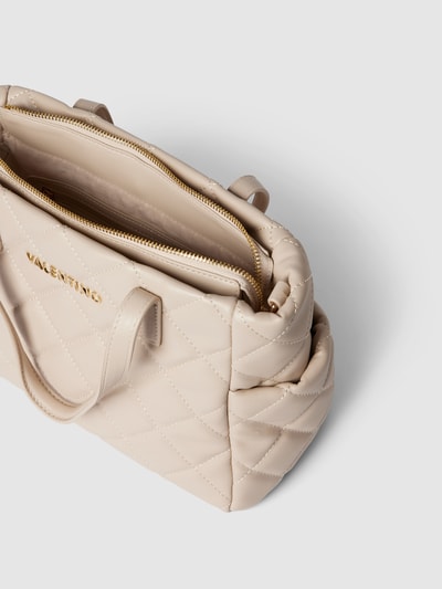 VALENTINO BAGS Handtas met doorgestikte naden, model 'OCARINA' Ecru - 3