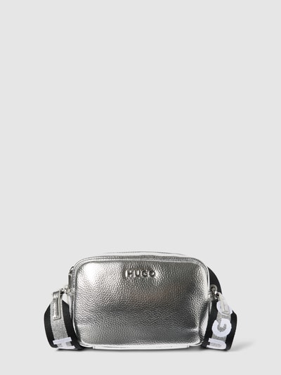 HUGO Crossbody Bag in metallic Silber 2