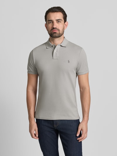 Polo Ralph Lauren Poloshirt met labelstitching Lichtgrijs - 4