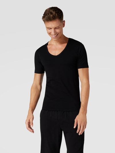 MCNEAL T-Shirt mit V-Ausschnitt Black 4