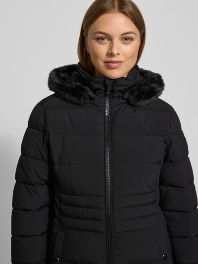 NAUTGÅRD Steppmantel mit Zweiwege-Reißverschluss Black 3