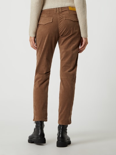 MAC Corduroy broek met smal toelopende pijpen, model 'Rich' Camel - 5