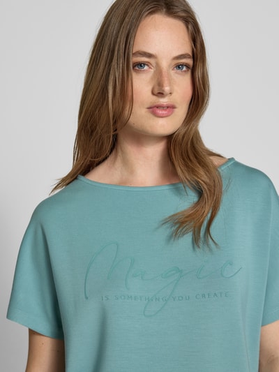 Christian Berg Woman Sweatshirt met halflange mouwen Aquablauw - 3