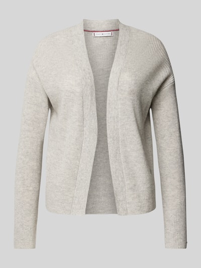 Tommy Hilfiger Cardigan mit geripptem Abschluss Mittelgrau 2