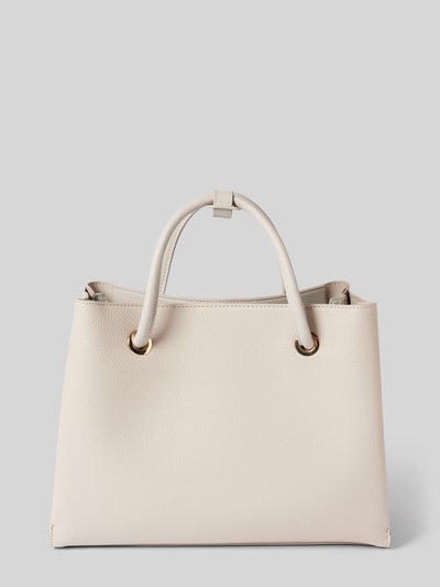 VALENTINO BAGS Handtas met labeldetail in metallic Steengrijs - 3