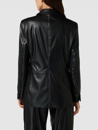 HUGO Blazer met labeldetails, model 'Avaresa' Zwart - 5