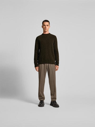 Filippa K Wollpullover mit Yak-Anteil Anthrazit 1