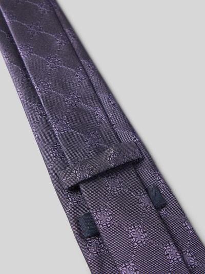 JOOP! Collection Seidenkrawatte mit Strukturmuster Purple 3