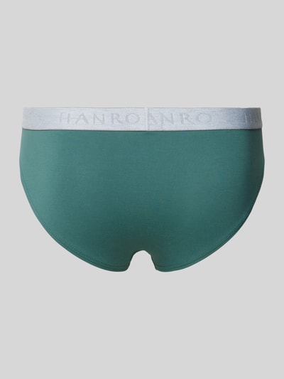 Hanro Slip mit elastischem Label-Bund im 2er-Pack Gruen 3