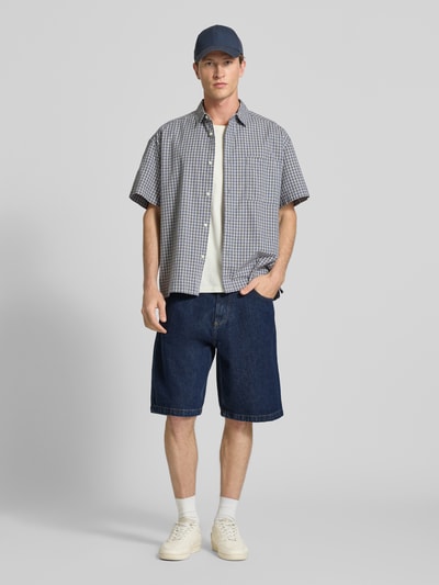 Edwin Worker Shorts im 5-Pocket-Design Dunkelblau 1