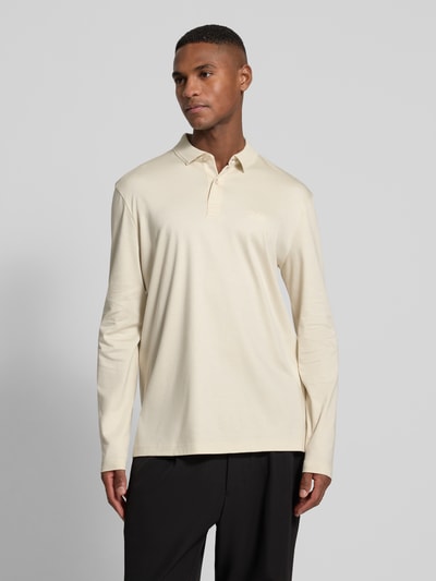 BOSS Green Regular fit poloshirt van puur katoen, model 'PIROL' Beige - 4
