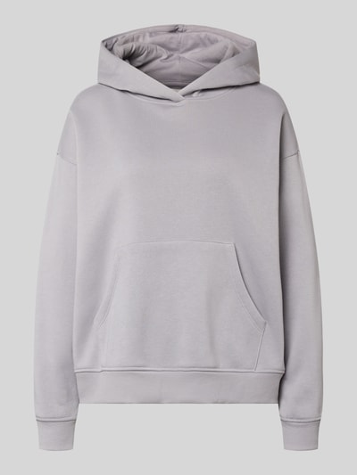 Produktfoto, Relaxed Fit Hoodie mit Baumwoll-Anteil Modell 'ADELE' von ONLY, Optik: Unifarben, Kängurutasche, Kapuze, Langarm, Sweat-Material-Mix
