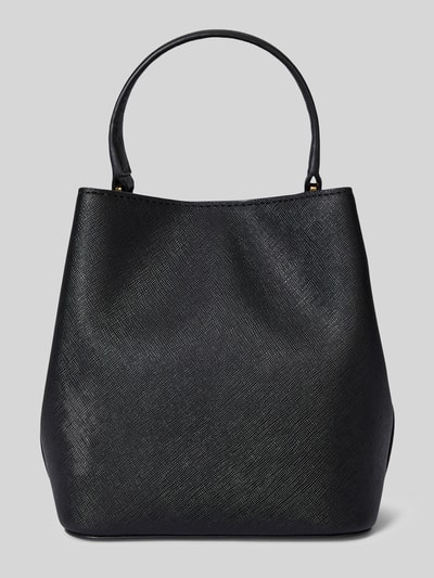Lauren Ralph Lauren Handtas met echt leer met afneembare schouderband Zwart - 5