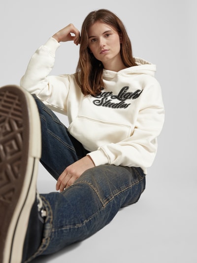 Low Lights Studios Hoodie met kangoeroezak, model 'SHUTTER' Ecru - 3