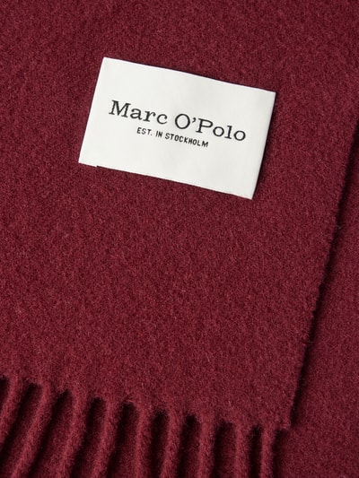 Marc O'Polo Schal mit Fransen Bordeaux 2