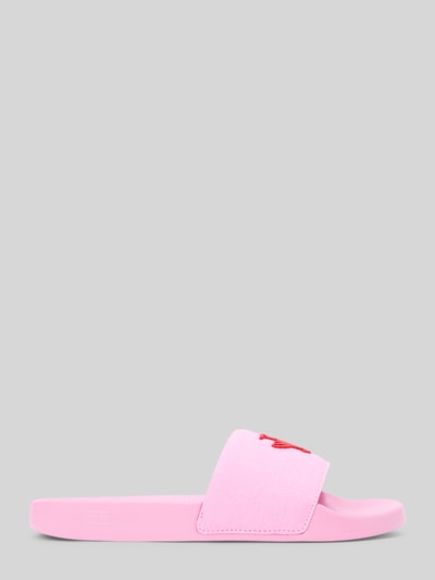 Tommy Hilfiger Badslippers met logodetail van katoen Roze - 1