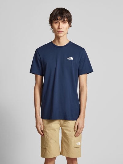 The North Face T-Shirt mit Label-Print Modell 'SIMPLE DOME' Marine 4