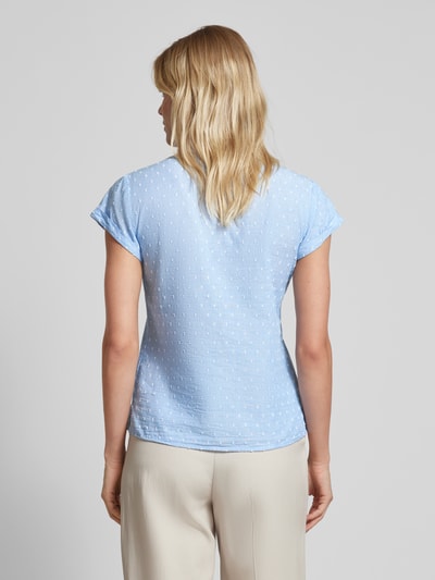 Jake*s Casual Blouse met kapmouwen Bleu - 5