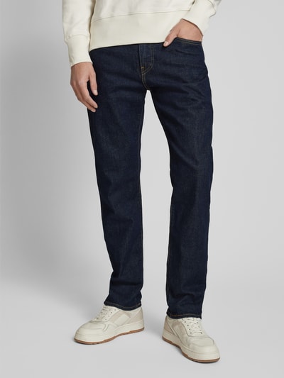 Levi's® Straight Fit Jeans mit Stretch-Anteil Modell '50R' Dunkelblau 4