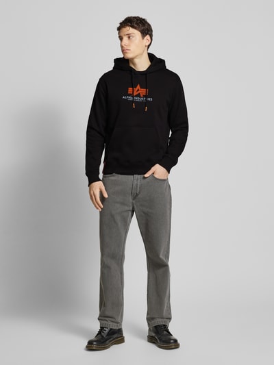 Alpha Industries Hoodie met capuchon Zwart - 1