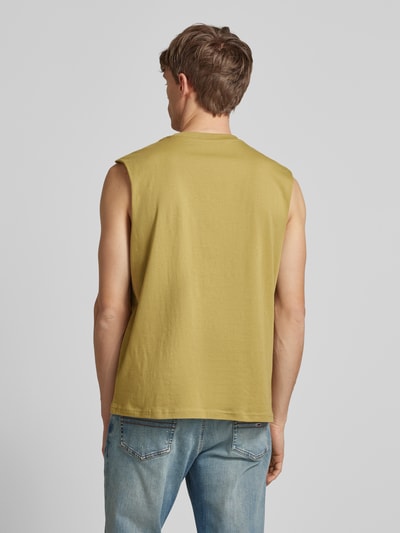 Jack & Jones Tanktop mit Label-Print Modell 'VESTERBRO' Senf 5